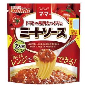 マ・マー トマトの果肉たっぷりのミートソース 260g