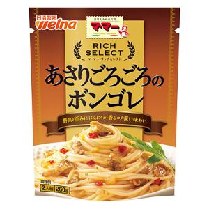 マ・マー リッチセレクト あさりごろごろのボンゴレ 260g