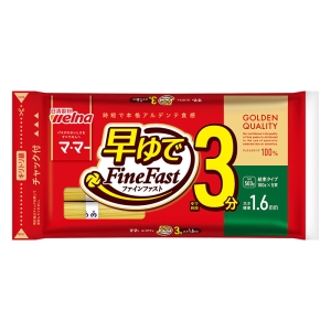 マ・マー 早ゆで3分パスタ 1.6mm 500g