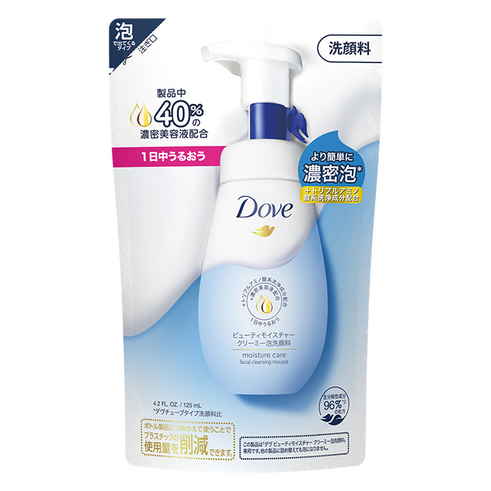 ダヴ ビューティモイスチャー クリーミー泡洗顔料 詰替 Dove 125ml