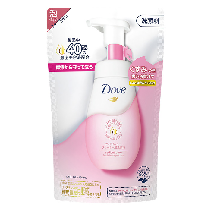 ダヴ クリアリニュー クリーミー泡洗顔料 詰替 Dove 125ml