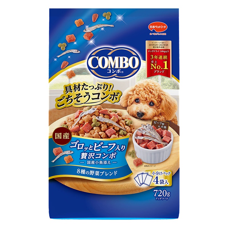 コンボ ドッグゴロッとビーフ入り 720g