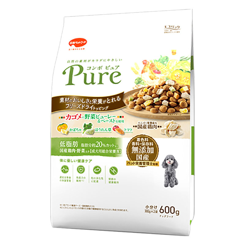 コンボ ピュアドッグ 低脂肪 300g×2袋