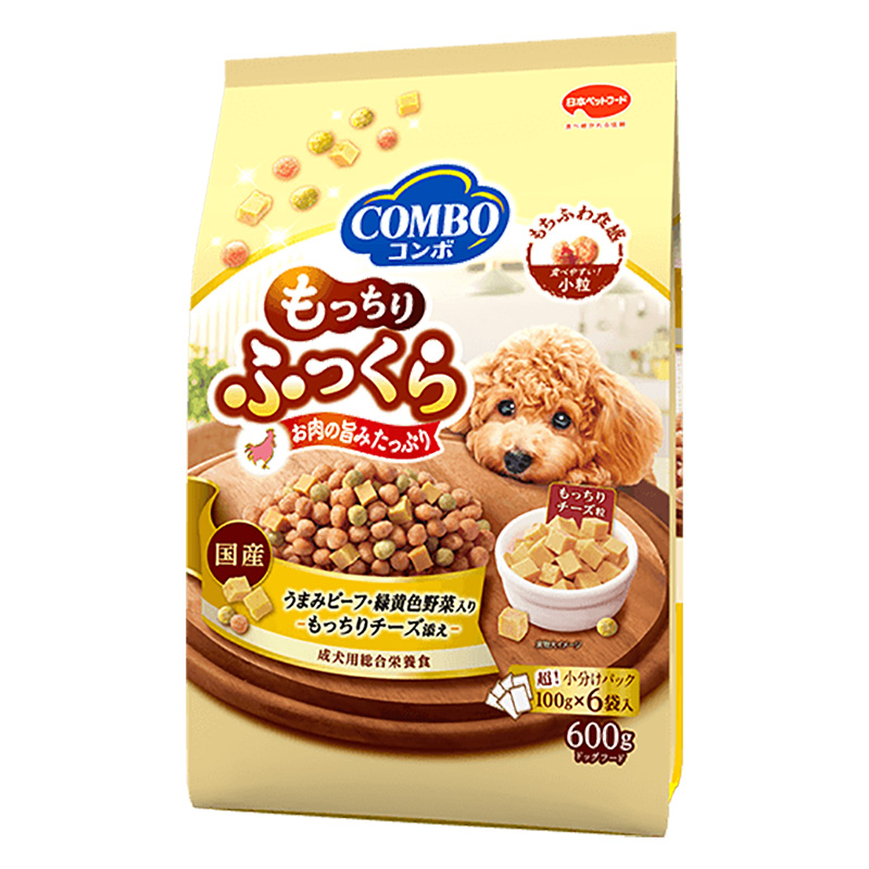 コンボ ドッグ もっちりふっくら うまみビーフ・もっちりチーズ添え 600g(100g×6袋入)