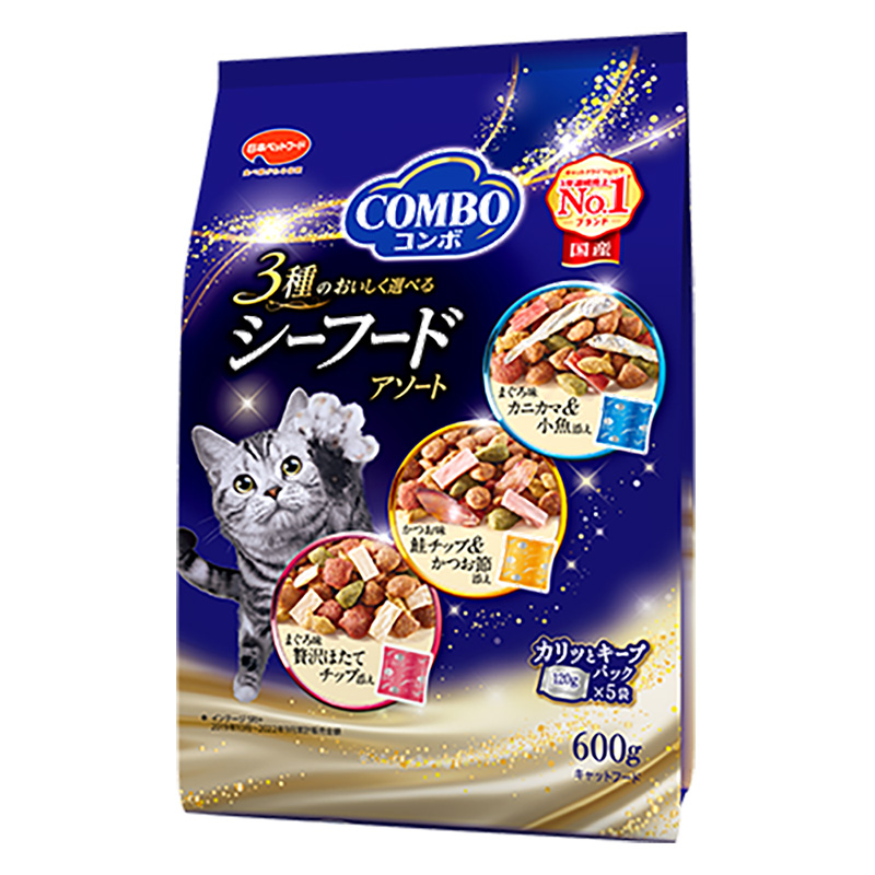 コンボ キャット シーフードアソート 600g