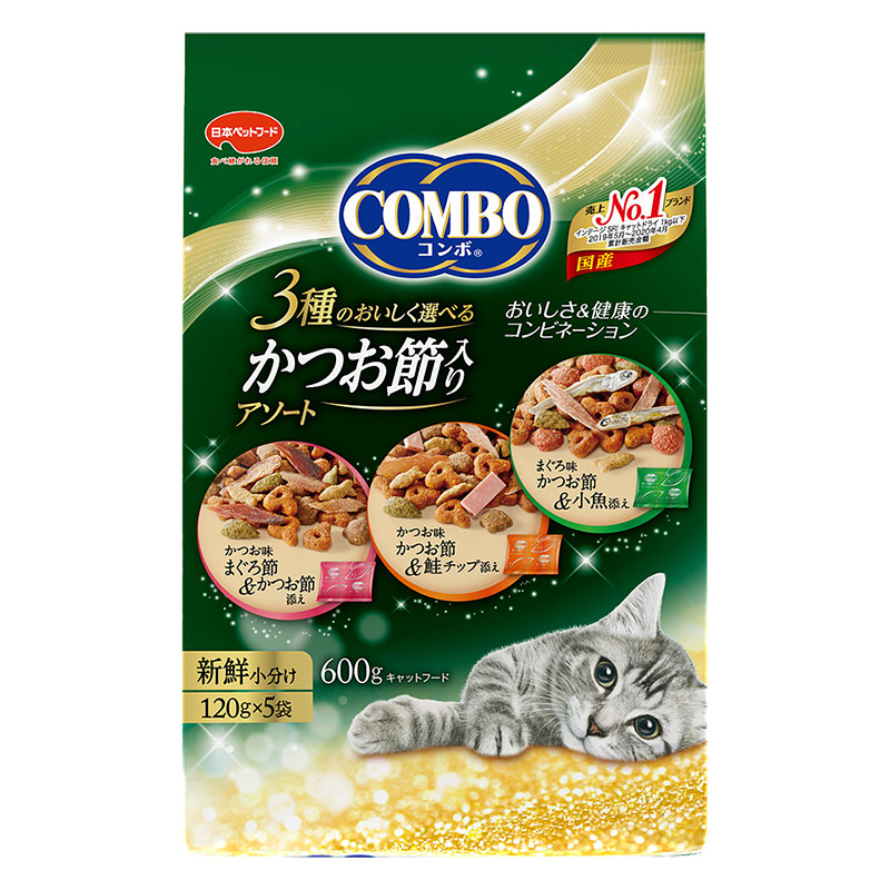 コンボ キャット かつお節入りアソート 600g
