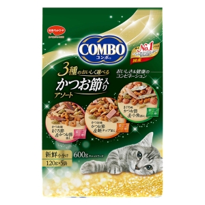 コンボ キャット かつお節入りアソート 600g