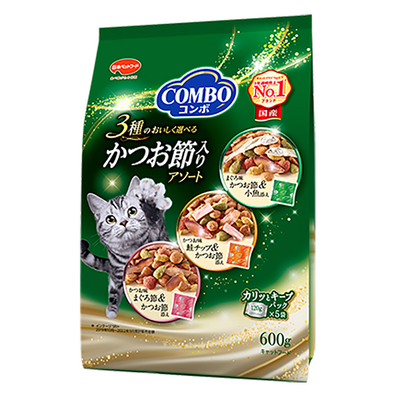 コンボ キャット かつお節入りアソート 600g