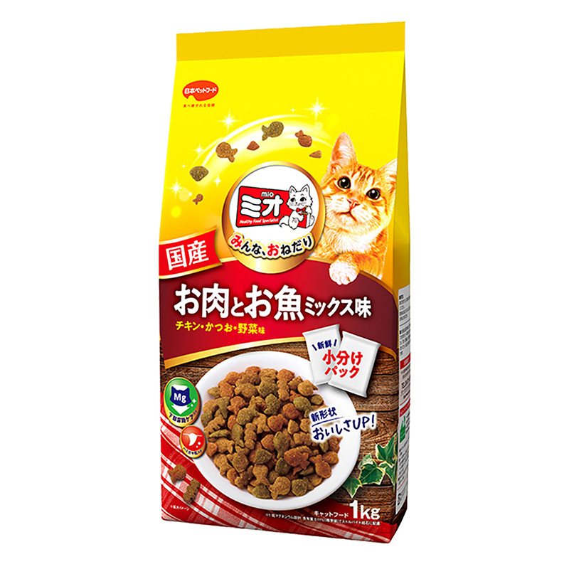 ミオ ドライミックス お肉とお魚ミックス味 1kg(500g×2)