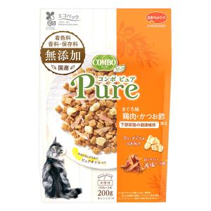 コンボ ピュア キャット まぐろ味・鶏肉・かつお節添え 200g