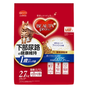 ビューティープロ キャット 下部尿路の健康維持 1歳から 2.7kg(450g×6袋)