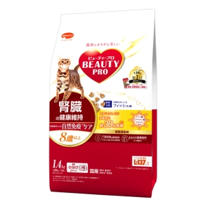 ビューティープロ キャット 腎臓の健康維持 8歳以上 フィッシュ味 1.4kg(280g×5袋)