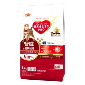 ビューティープロ キャット 腎臓の健康維持 15歳以上 フィッシュ味 1.4kg(280g×5袋)