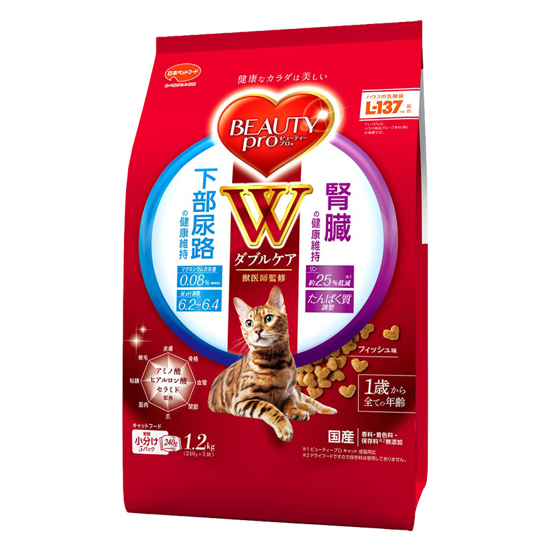 ビューティープロ Wケア 下部尿路腎臓の健康 1.2kg
