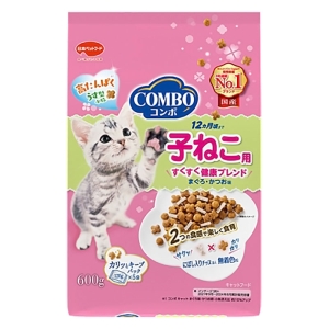 コンボ キャット 子ねこ用 にぼし入りチップ添え 600g(120g×5袋入)