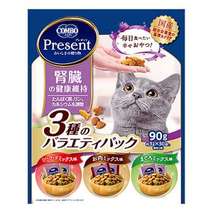 コンボ プレゼント キャット おやつ 腎臓の健康維持 3種のバラエティパック 90g