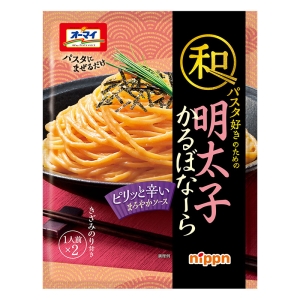 和パスタ好きのための明太子かるぼなーら 66.8g