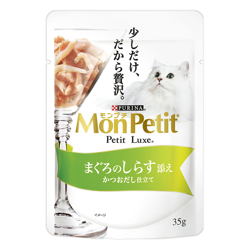 モンプチ プチリュクスパウチ まぐろのしらす添え 35g