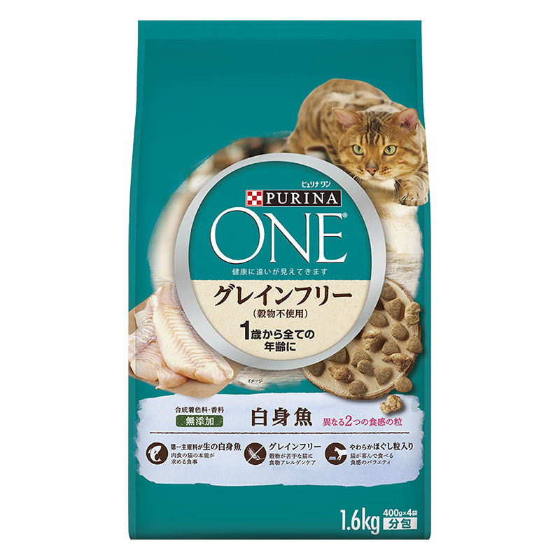 ピュリナワンキャット グレインフリーシロミ 1.6kg