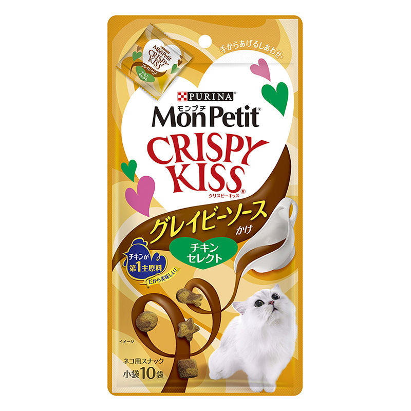 モンプチ クリスピーキッス グレイビーソースかけチキン30g