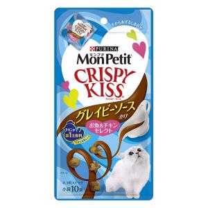 モンプチ クリスピーキッス グレイビーソース お魚チキン30g
