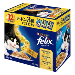 フィリックス 成猫 チキン3種バラエティ 12P
