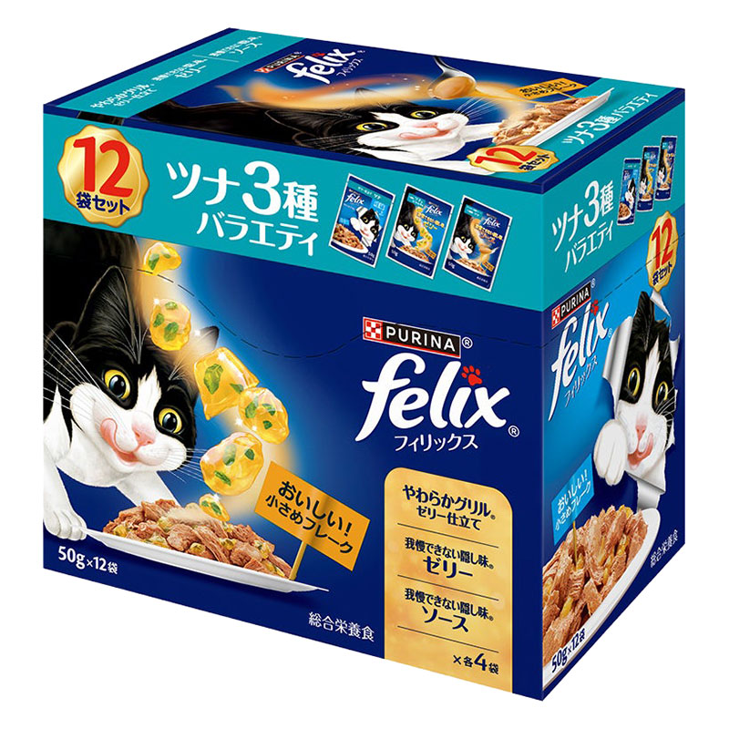 フィリックス 成猫 ツナ3種バラエティ 12P