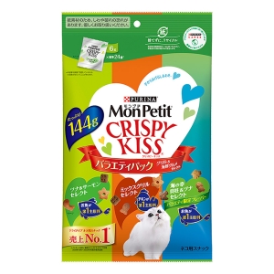 モンプチ クリスピーキッス バラエティパック グリル&海鮮グルメセレクト 144g