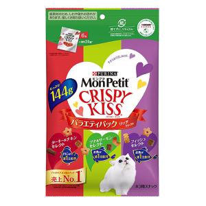 モンプチ クリスピーキッス バラエティパック リッチセレクト 144g(6g×24袋)