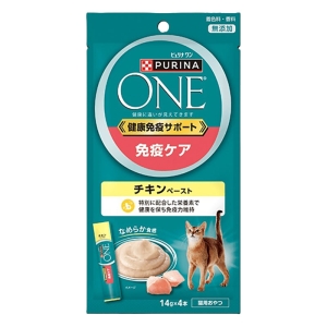 【お取り寄せ商品】ピュリナワンキャット パウチ おやつ 健康免疫サポート 免疫ケア チキンペースト 56g