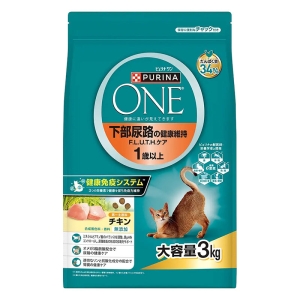 ピュリナワン ドライ 下部尿路の健康維持 F.L.U.T.H.ケア チキン 3kg