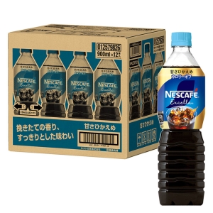 エクセラ ボトルコーヒー 甘さひかえめ 1箱（900ml×12本）