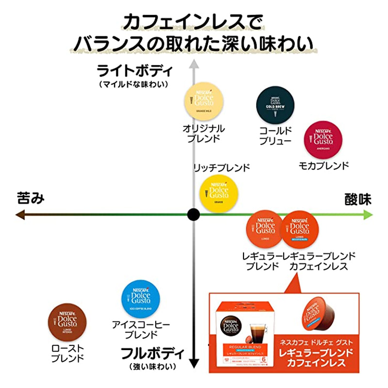 専用カプセル レギュラーブレンドカフェインレス 16P Nestle ネスレ