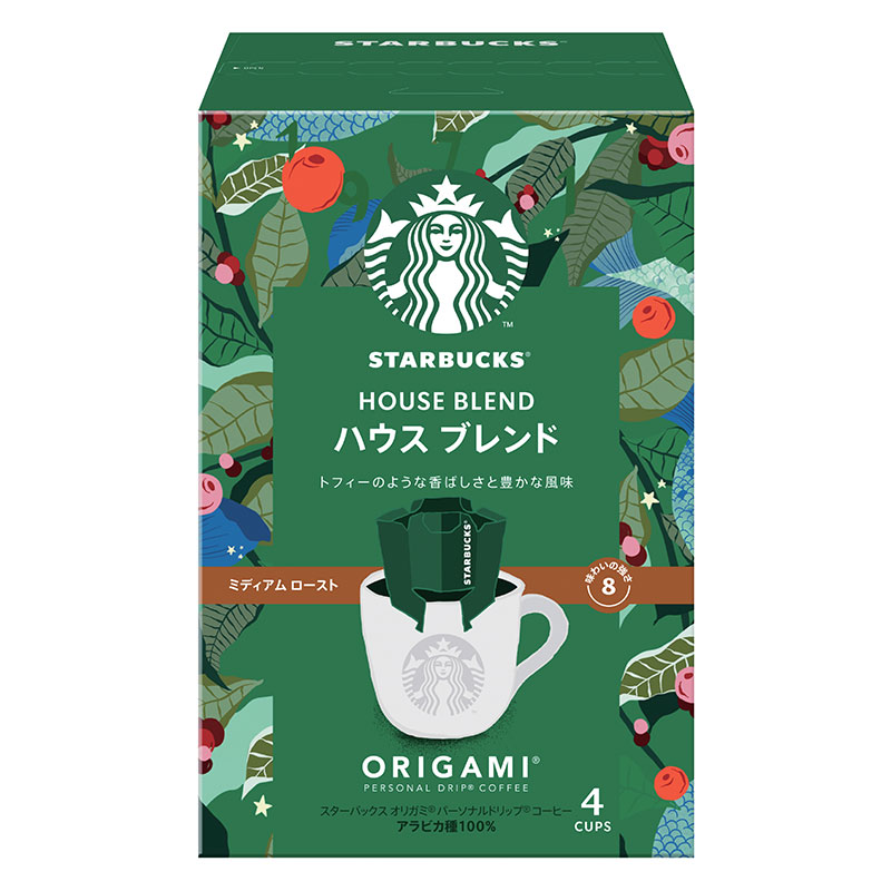 スターバックス オリガミ パーソナルドリップコーヒー ハウスブレンド 4袋