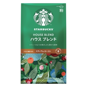 スターバックス レギュラーコーヒー (粉) ハウスブレンド 140g