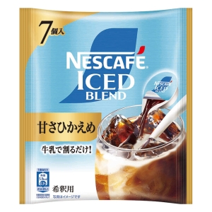 ネスカフェ アイスブレンド ポーション 甘さひかえめ 7個