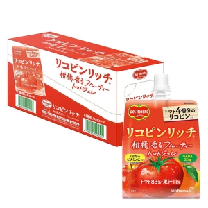 デルモンテ リコピンリッチ フルーティトマトジュレ(ボール)160g×6