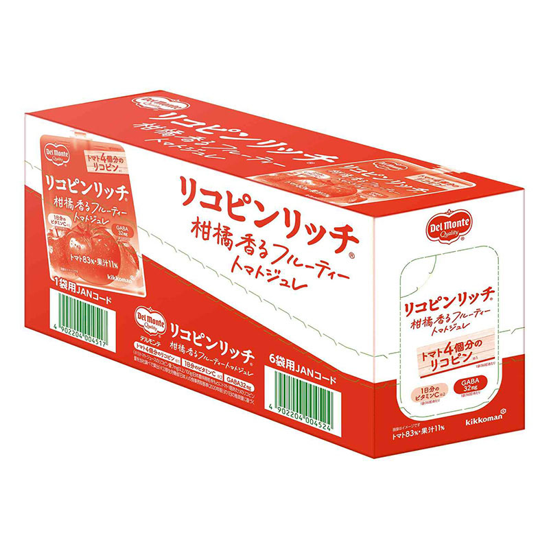 デルモンテ リコピンリッチ フルーティトマトジュレ(ボール)160g×6