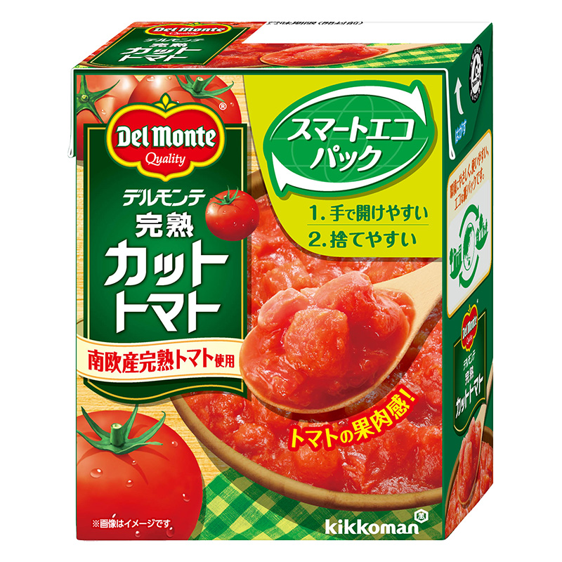 完熟カットトマト 388g
