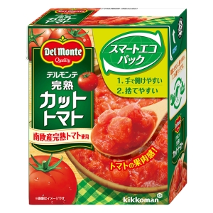 完熟カットトマト 388g