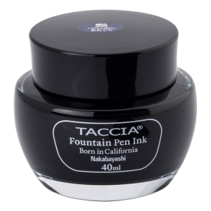 TACCIA万年筆用インク すなおいろ染料 あおぐろ 40ml TFPI-WD40-10
