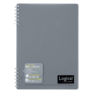 ロジカルWリングノ-トPP表紙A5ブラック NW-A507-D