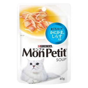 モンプチ スープ まぐろスープ かにかま、しらす入り 40g