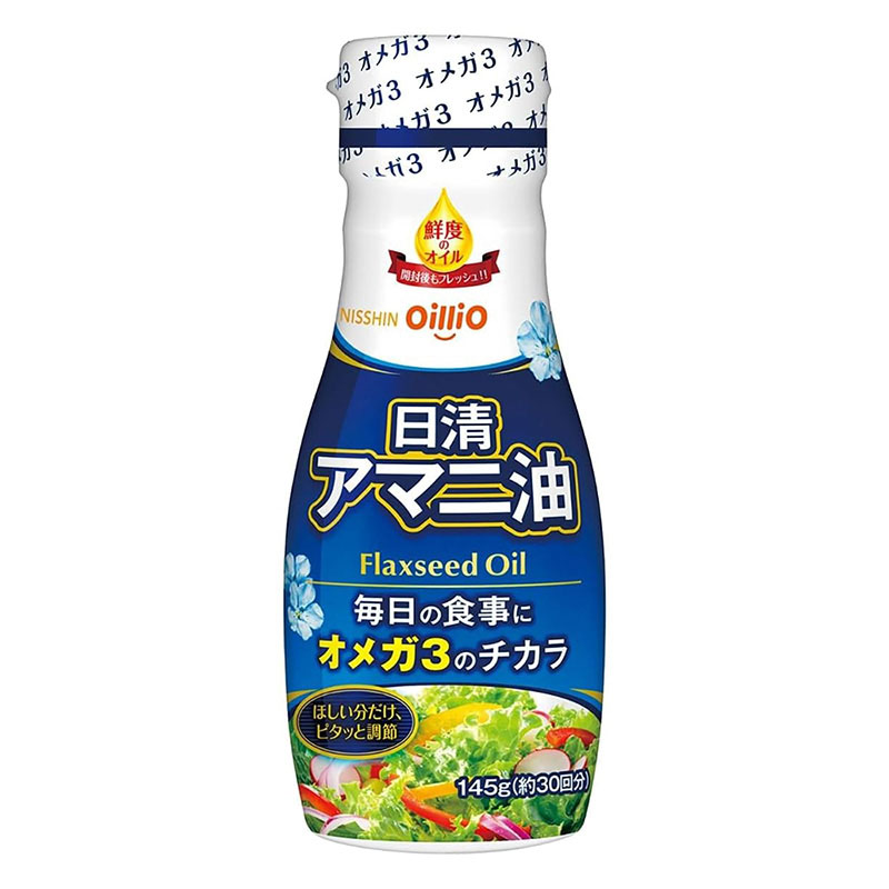 日清オイリオ アマニ油 フレッシュボトル 145g