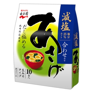 生みそタイプ みそ汁 あさげ 減塩 徳用10食入 151g