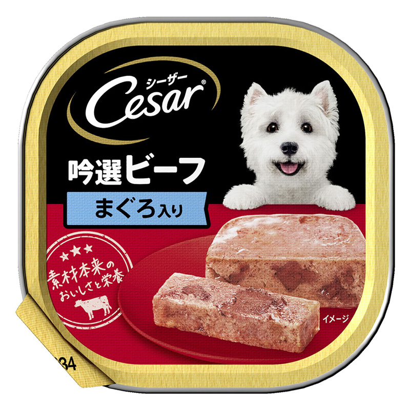 シーザー 吟撰ビーフまぐろ入り 100g