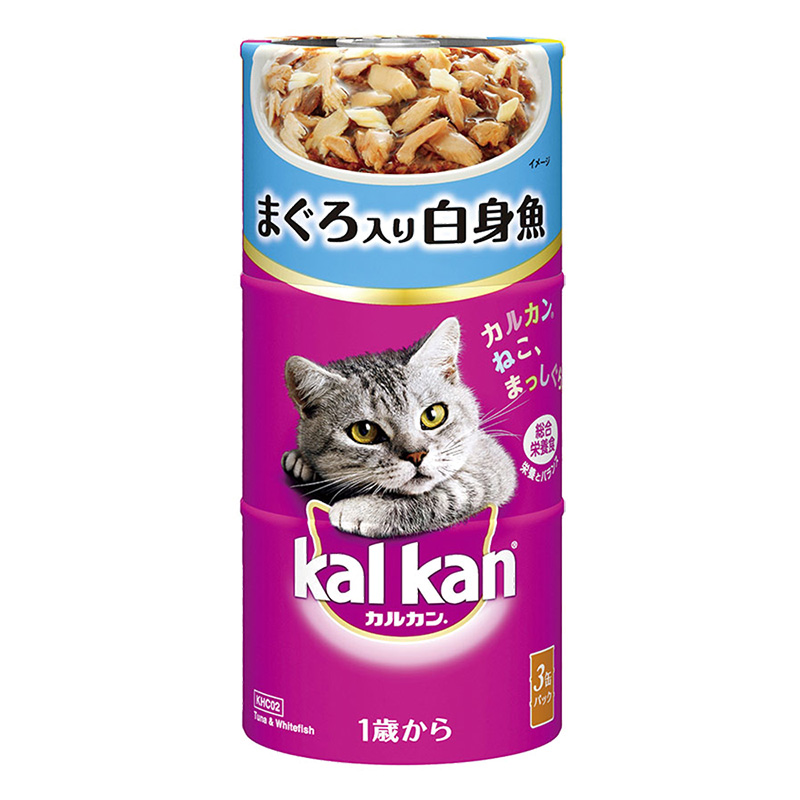 カルカン 1歳からまぐろと白身魚 1パック（160g×3缶）