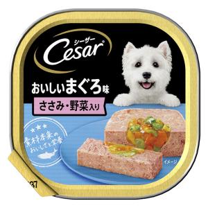 シーザー おいしいまぐろ味 ささみ野菜入り 100g