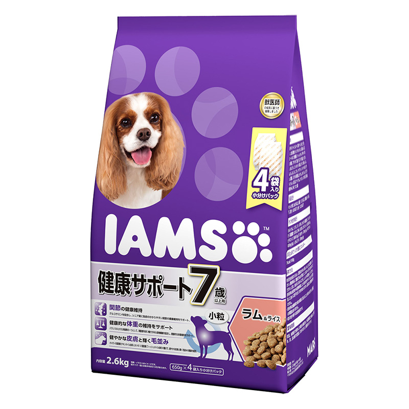 アイムス 7歳以上用 健康サポート ラム&ライス 小粒 2.6kg