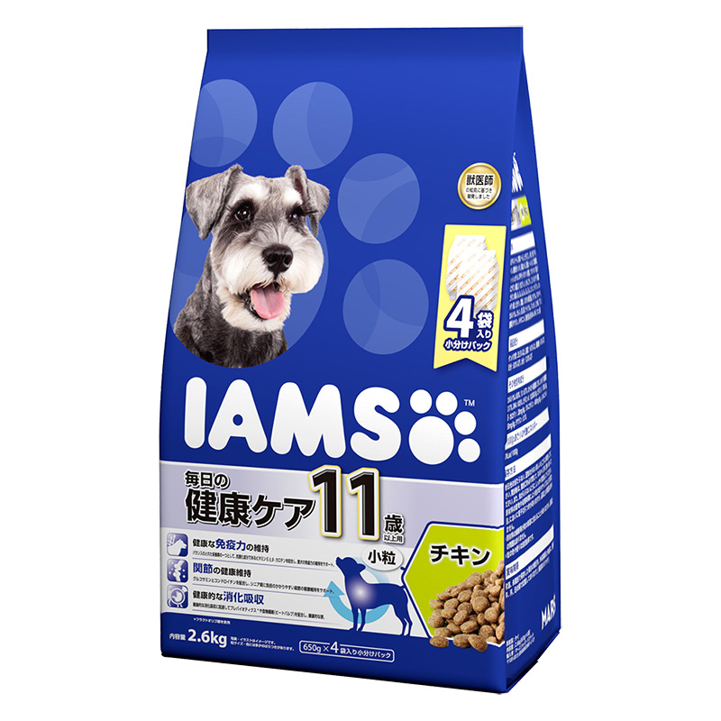 アイムス 11歳以上用 毎日の健康ケア チキン 小粒 2.6kg